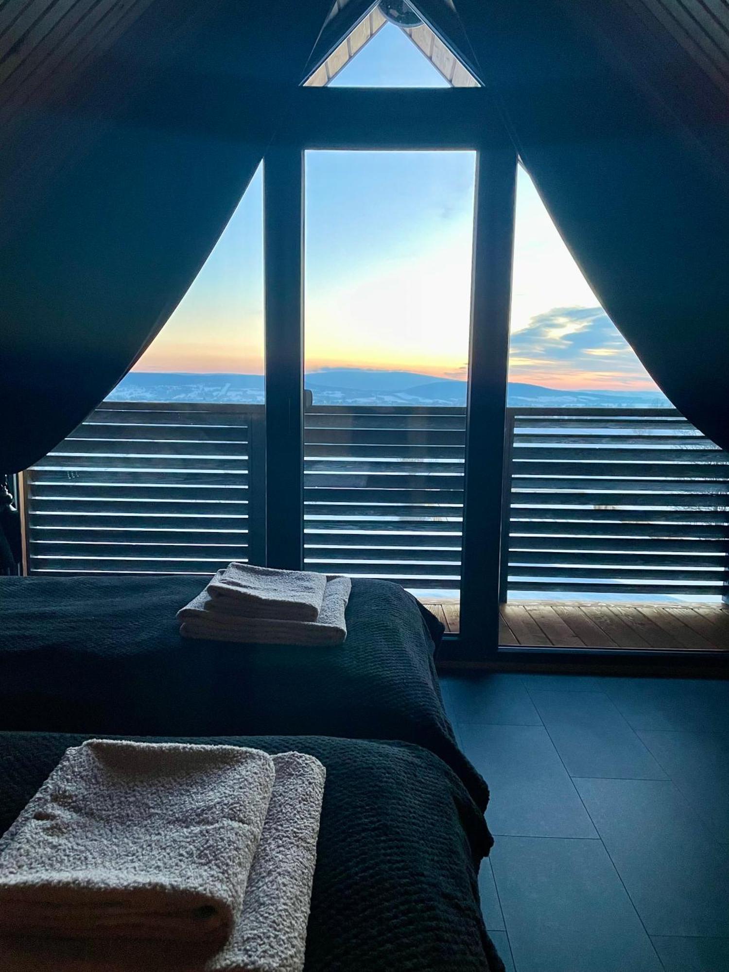 Stodola Na Kresach - Widokowy Drewniany, Caloroczny Jacuzzi & Sauna * Bodzentyn